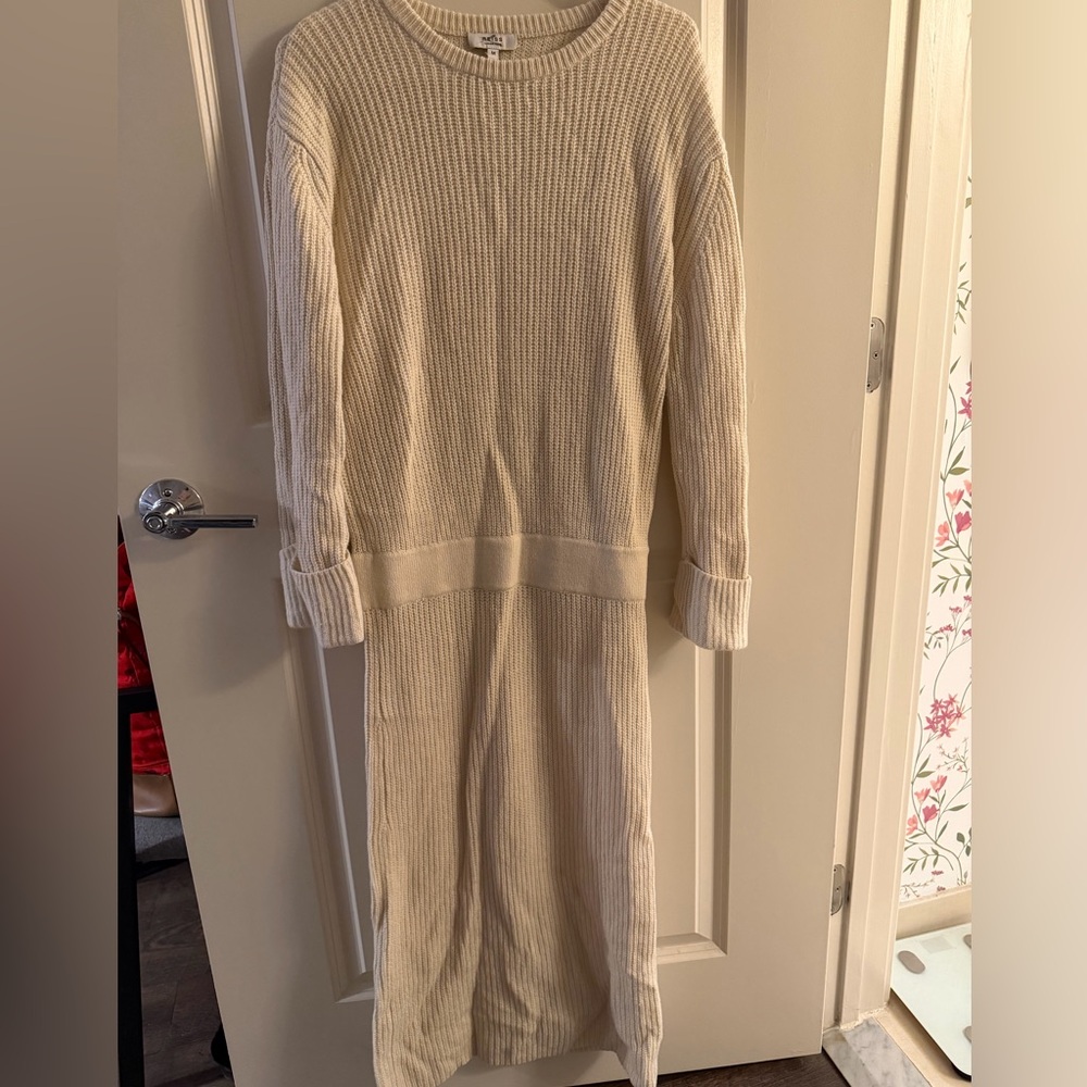 Reiss Cream Cashmere Blend Sweater - Picture 2 of 4